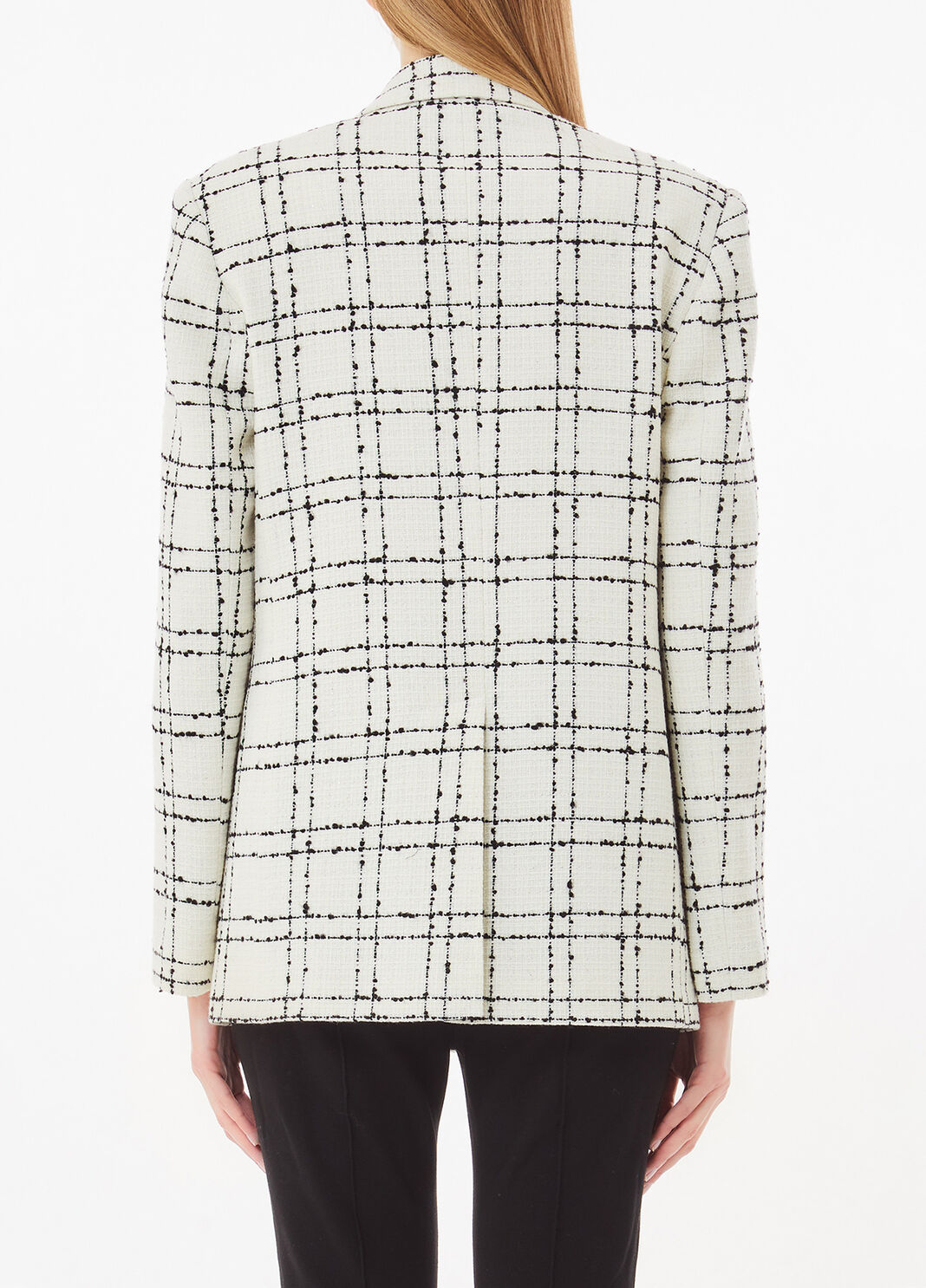 Blazer a quadri bianco Liu Jo - large image number 1