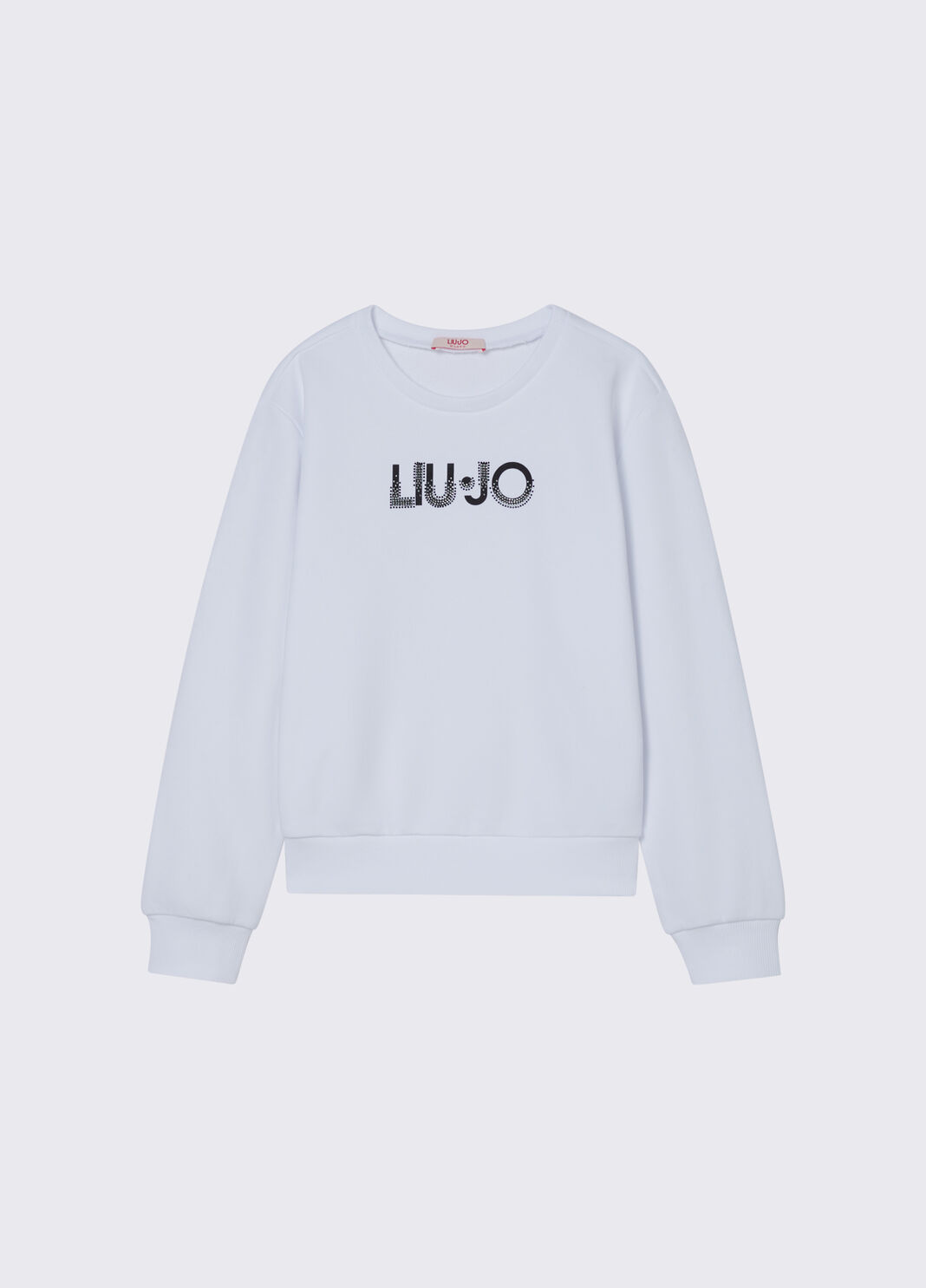 Толстовка с логотипом и стразами белый Liu Jo - large image number 2