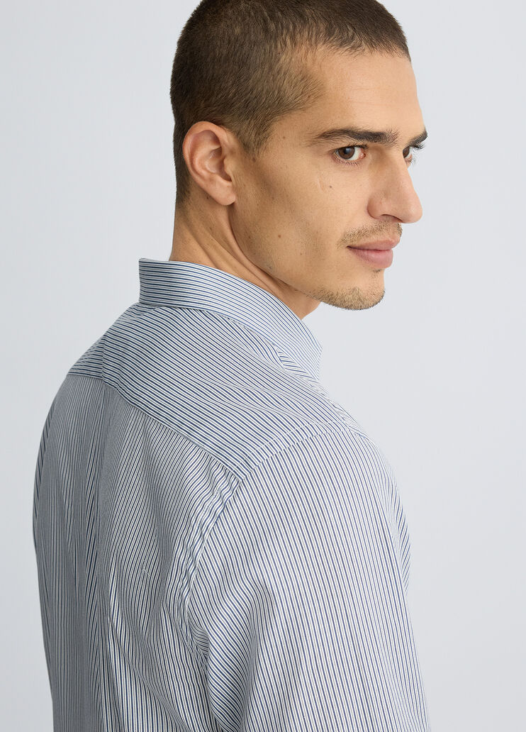 Slim-fit shirt blue striped Liu Jo - large image number 4 Slim-fit shirt blue striped Liu Jo - large image number 4