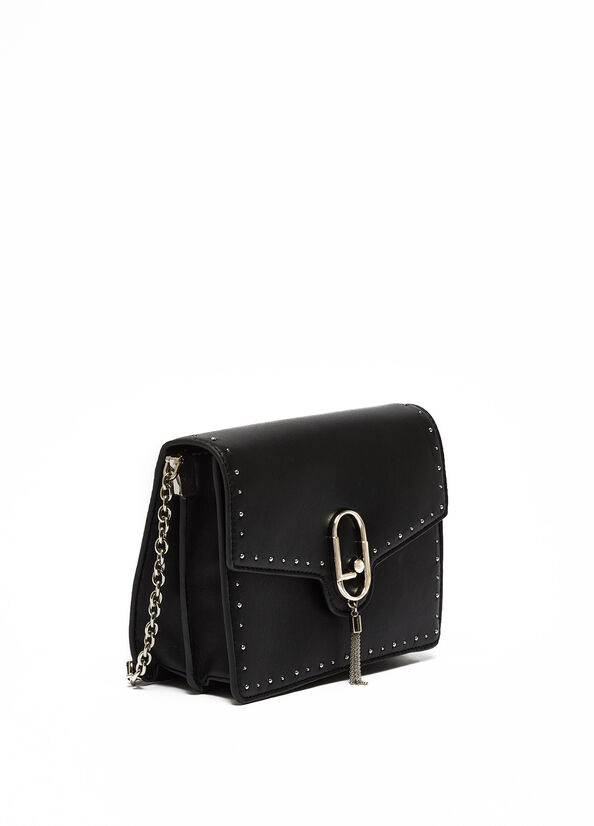 Sac à bandoulière avec clous noir Liu Jo - large image number 1