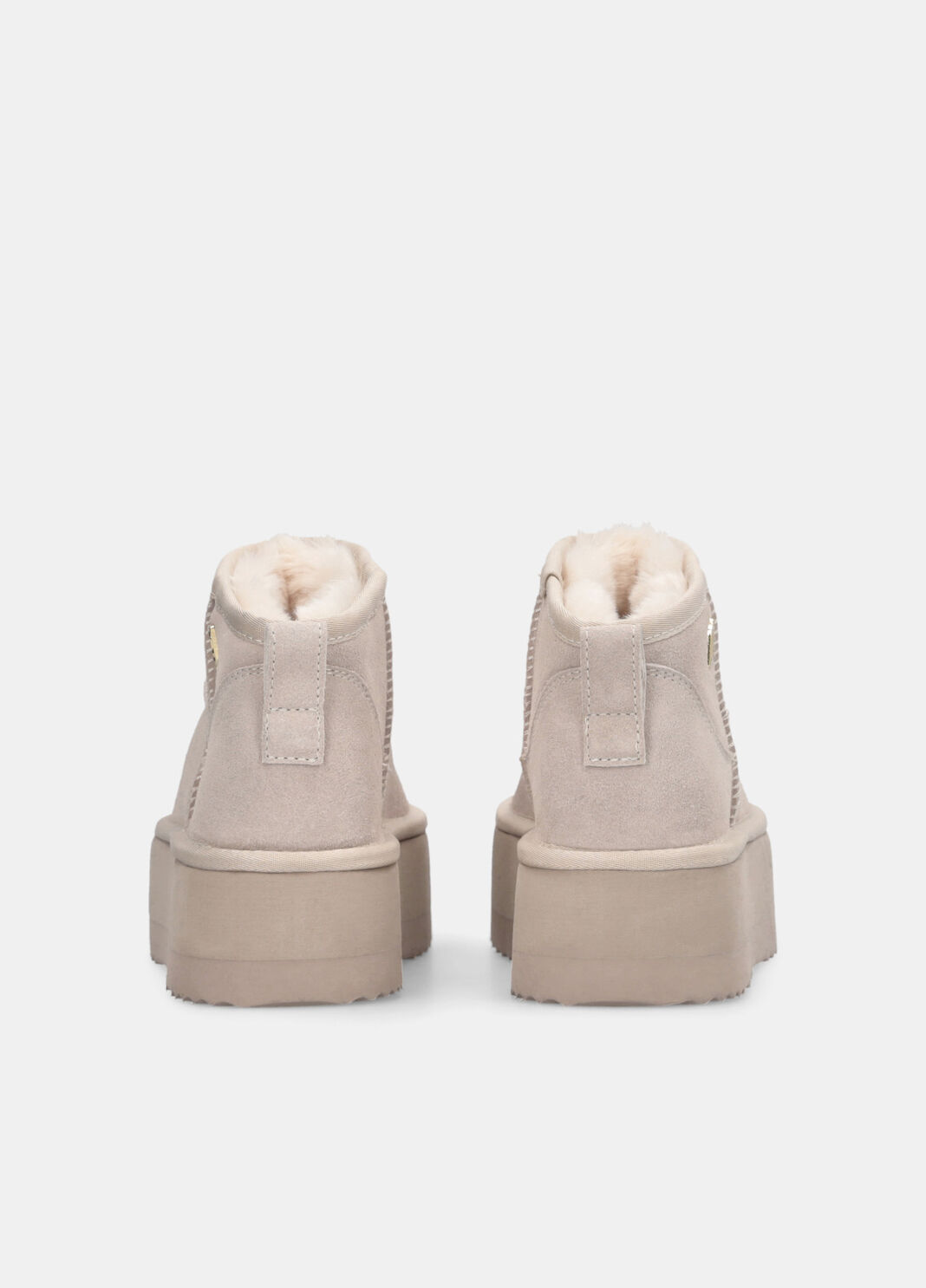 Warm platform ankle boots sand Liu Jo - large image number 7