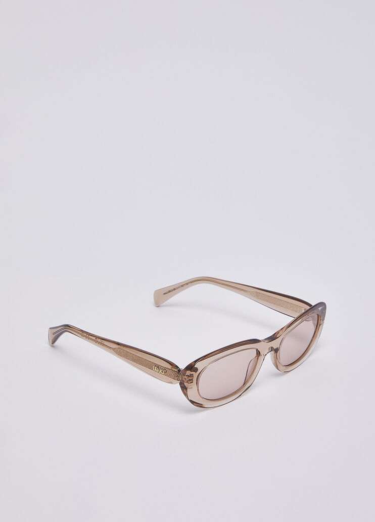 Occhiali da sole ovali beige Liu Jo - medium
