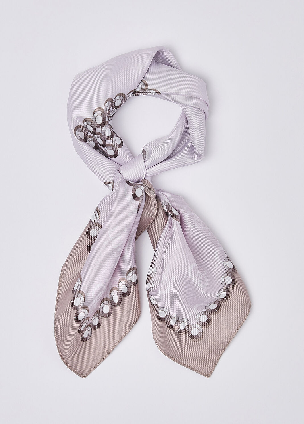 Scarf with T-letter motif beige Liu Jo - large image number 1