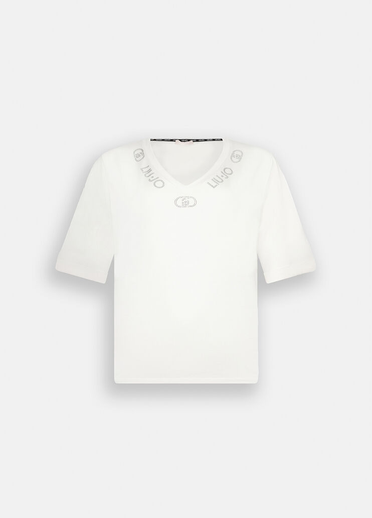 Liu Jo Better T-shirt white Liu Jo - large image number 6 Liu Jo Better T-shirt white Liu Jo - large image number 6