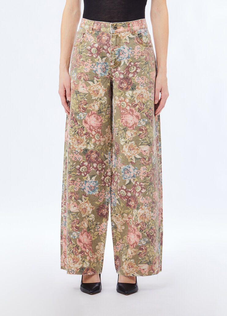 Pantaloni flare con stampa stampa sanderson Liu Jo - medium