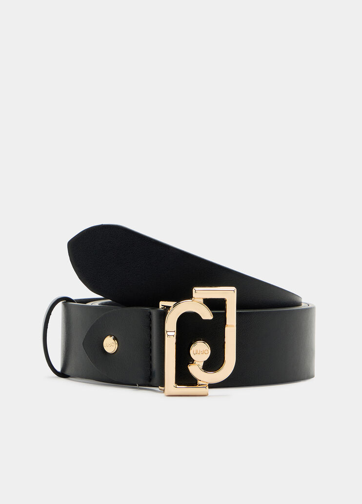 Belt with logo buckle black Liu Jo - large image number 2