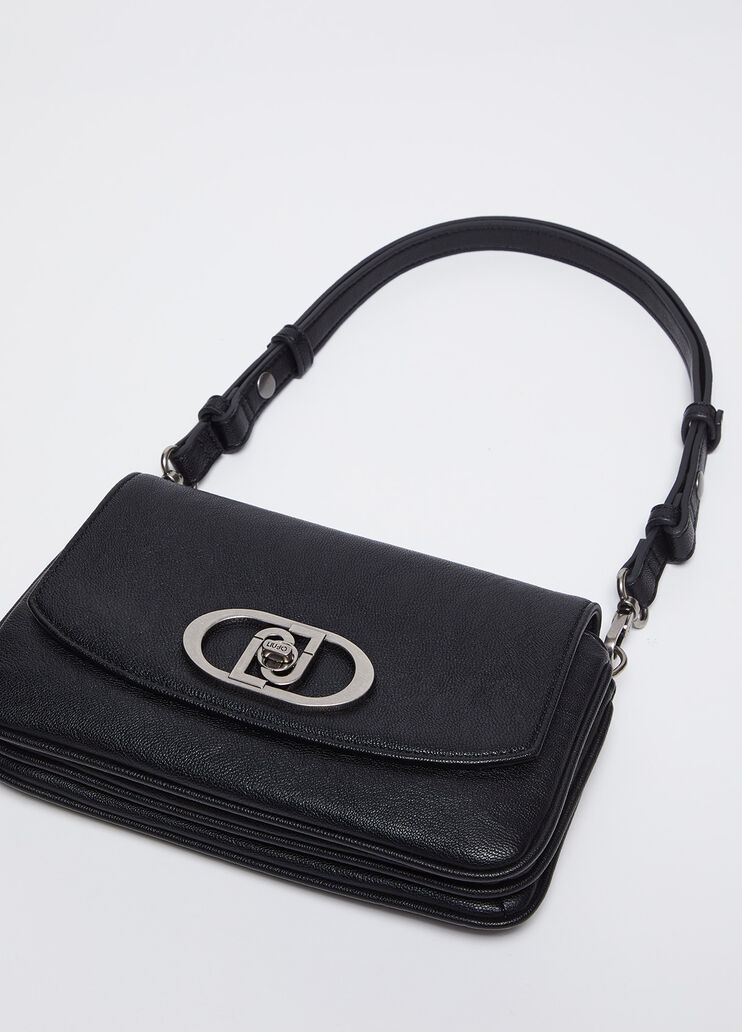 Bolso de hombro mediano negro Liu Jo - large image number 4