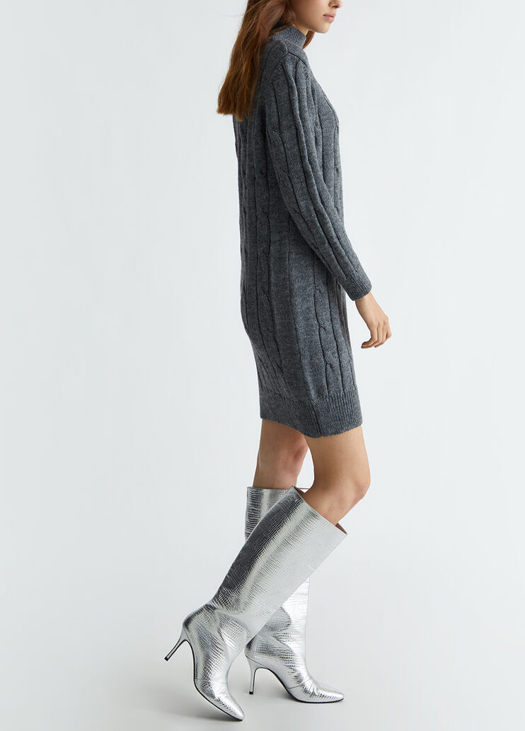 Abito in maglia grigio Liu Jo - large image number 2