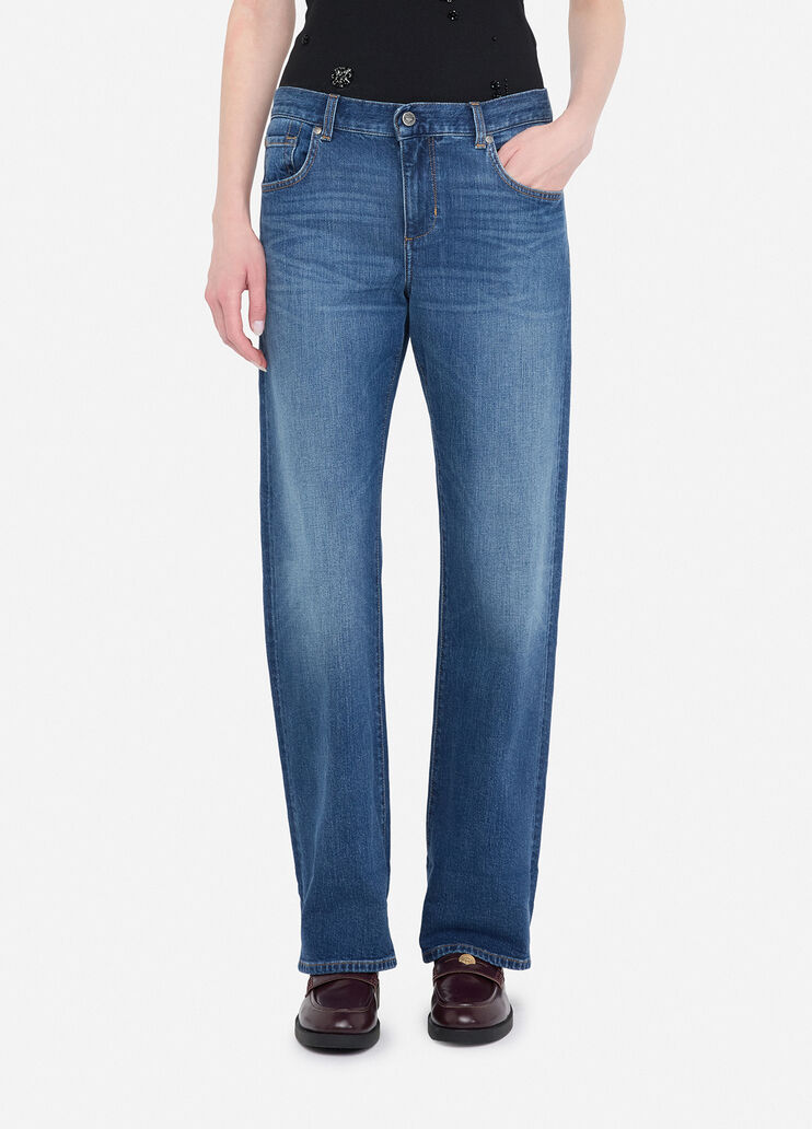 Прямые джинсы Liu Jo Better темный деним Liu Jo - large image number 0