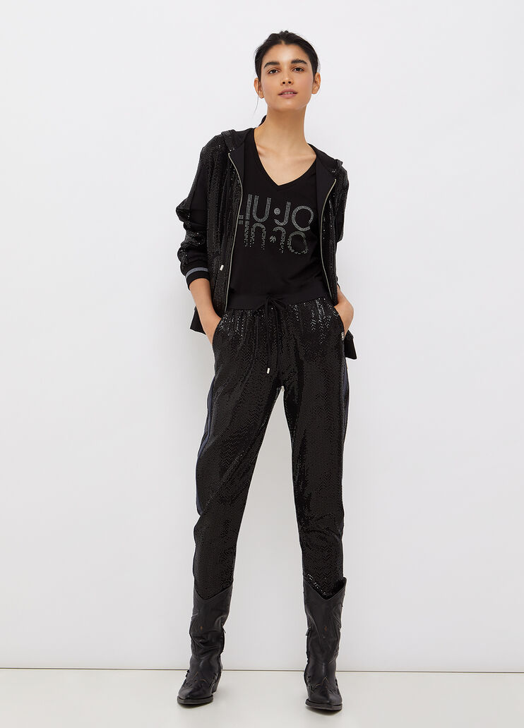 Slim fit trousers black Liu Jo - look Slim fit trousers black Liu Jo - look
