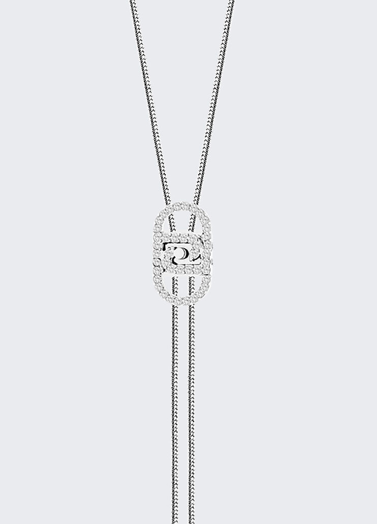 Collier avec logo monogramme argent Liu Jo - medium