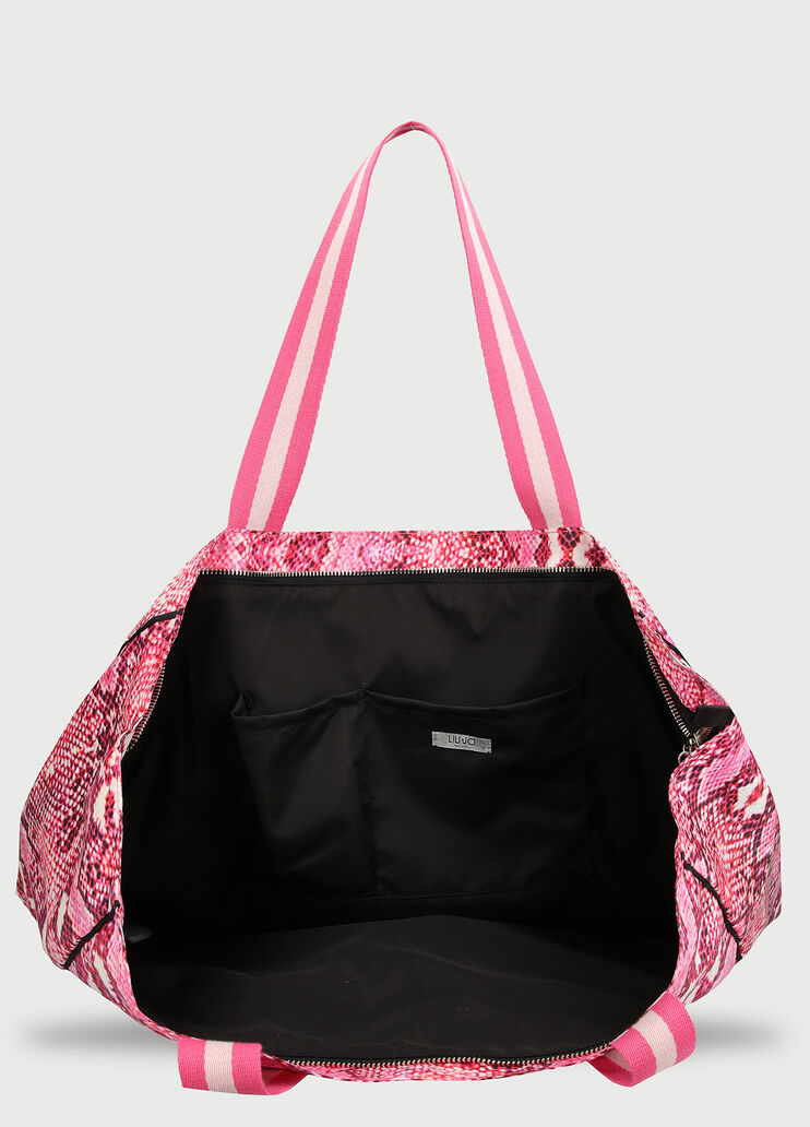 Пляжная сумка с принтом Тёмно-розовый Liu Jo - large image number 4