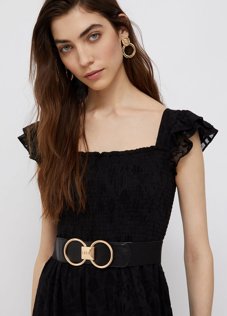 Bustier belt with golden detail black Liu Jo - large image number 0 Bustier belt with golden detail black Liu Jo - large image number 0