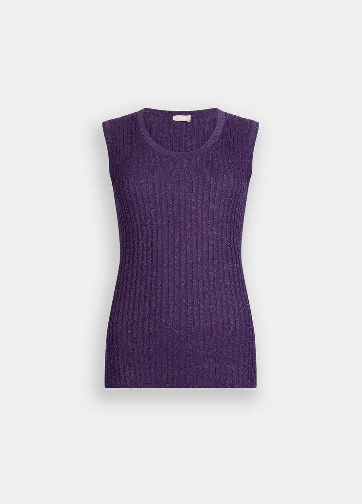 Lurex® top purple Liu Jo - large image number 6