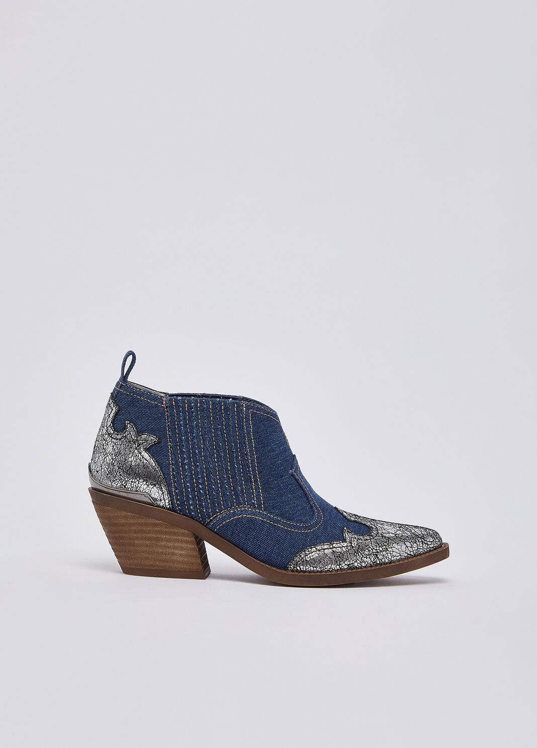 Denim cowboy boots denim/silver Liu Jo - large image number 0