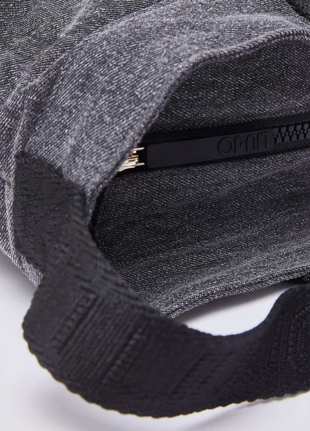 Bolso tote grande de denim con logotipo denim gris Liu Jo - large image number 5