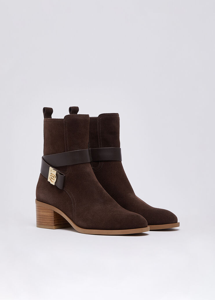 Stiefeletten aus Wildleder Mokka Liu Jo - medium