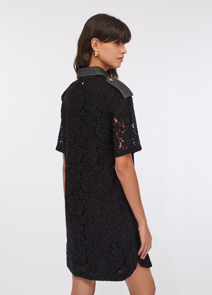 Кружевное платье черный Liu Jo - medium