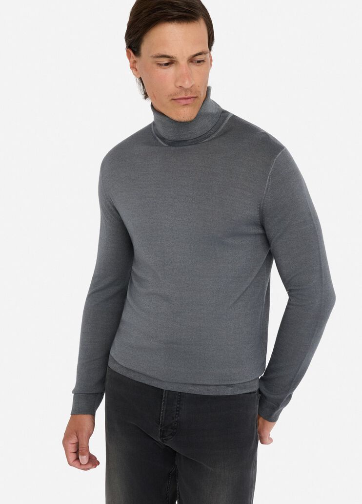 Wool polo-neck dark grey Liu Jo - medium