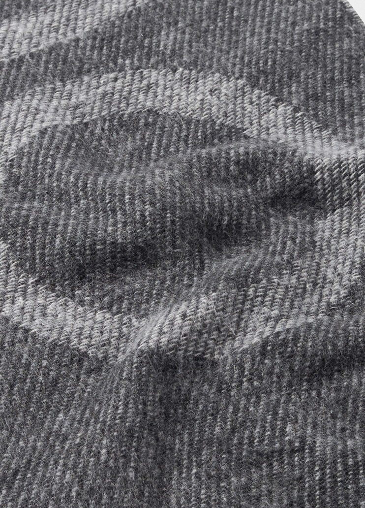Cotton stole with logo dark grey Liu Jo - large image number 5 Cotton stole with logo dark grey Liu Jo - large image number 5