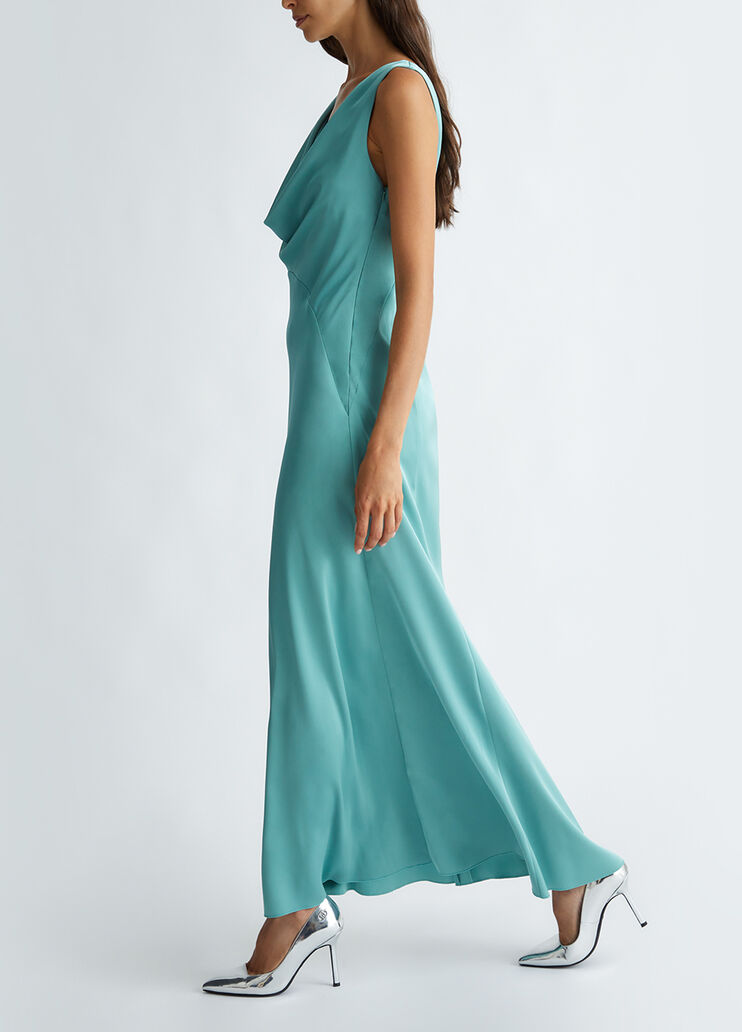 Robe longue élégante vert Liu Jo - large image number 2 Robe longue élégante vert Liu Jo - large image number 2