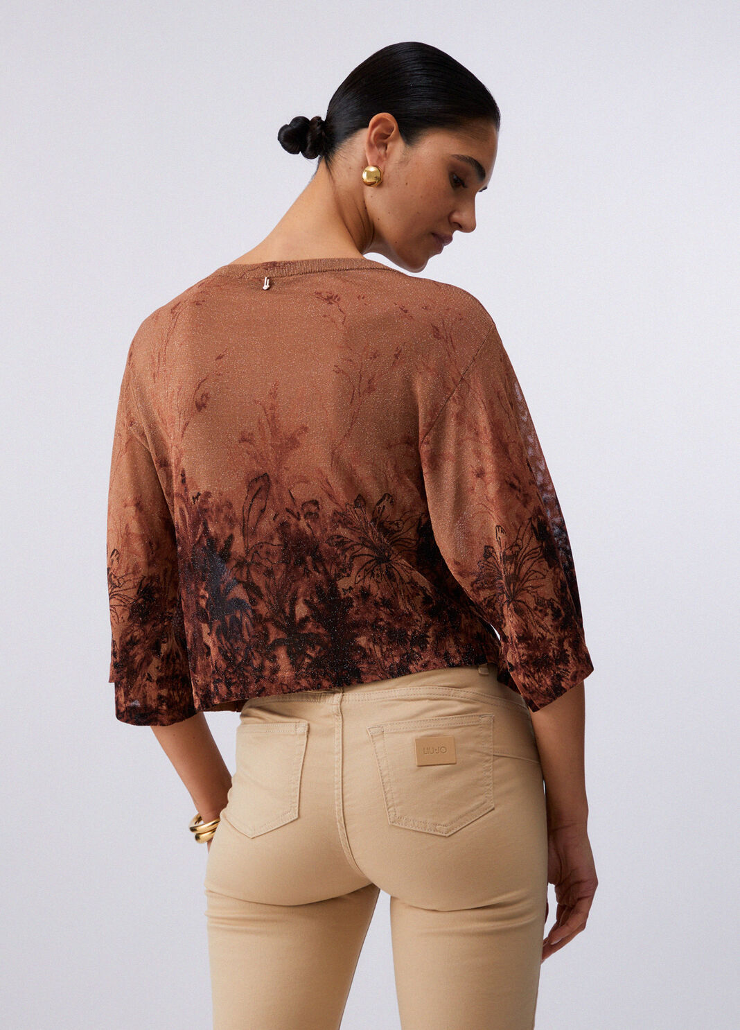Oberteil mit Print Braun Liu Jo - large image number 1