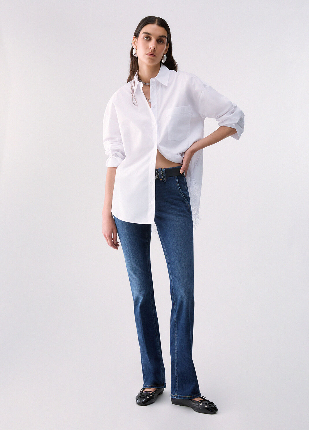 Bootcut-Jeans Stonewash denimblau Liu Jo - large image number 5