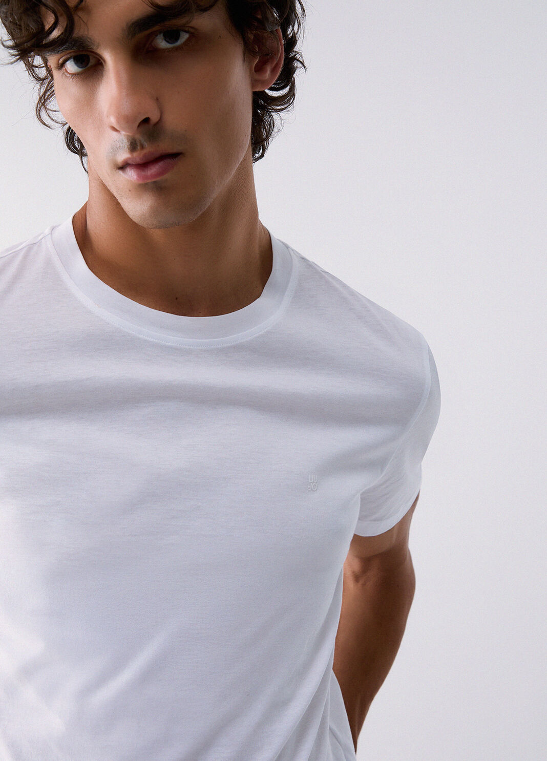 Embroidered Logo T-shirt white Liu Jo - large image number 4