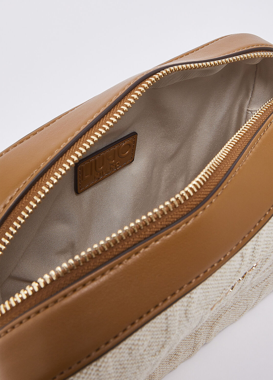 Medium jute crossbody bag beige Liu Jo - large image number 6