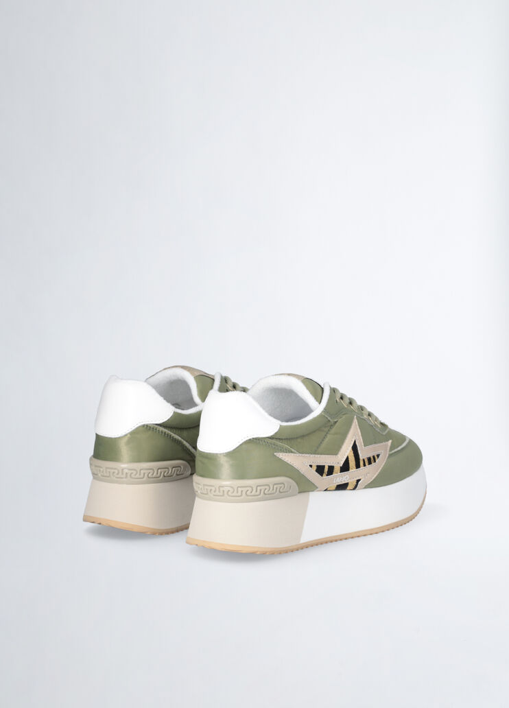 Zapatillas con plataforma verde Liu Jo - large image number 1 Zapatillas con plataforma verde Liu Jo - large image number 1