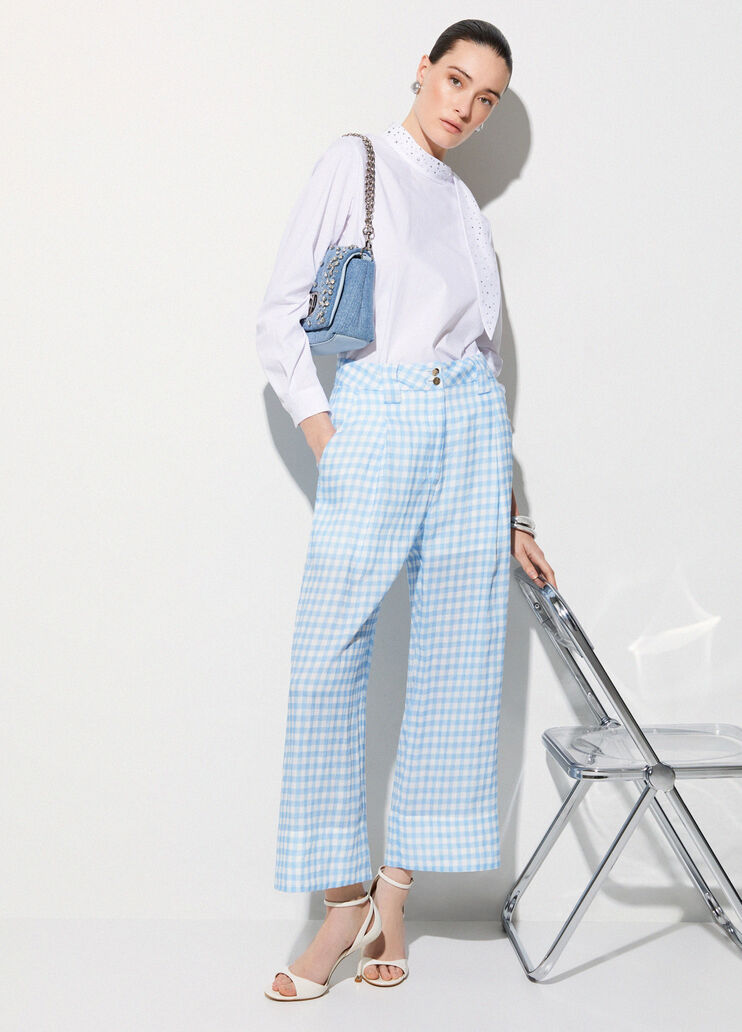 Vichy trousers gingham Liu Jo - medium
