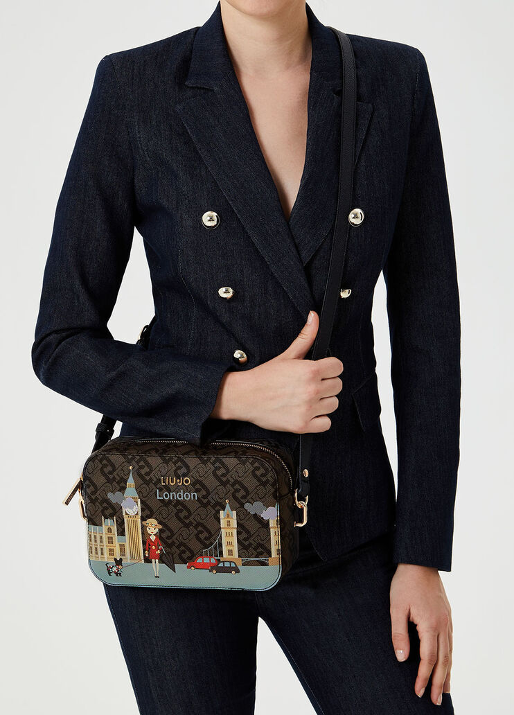 Crossbody bag with city London Print Liu Jo - large image number 1