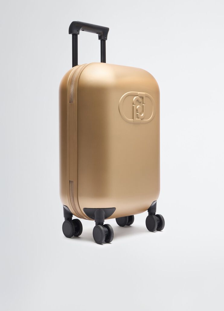 Trolley with logo gold-colour Liu Jo - medium Trolley with logo gold-colour Liu Jo - medium