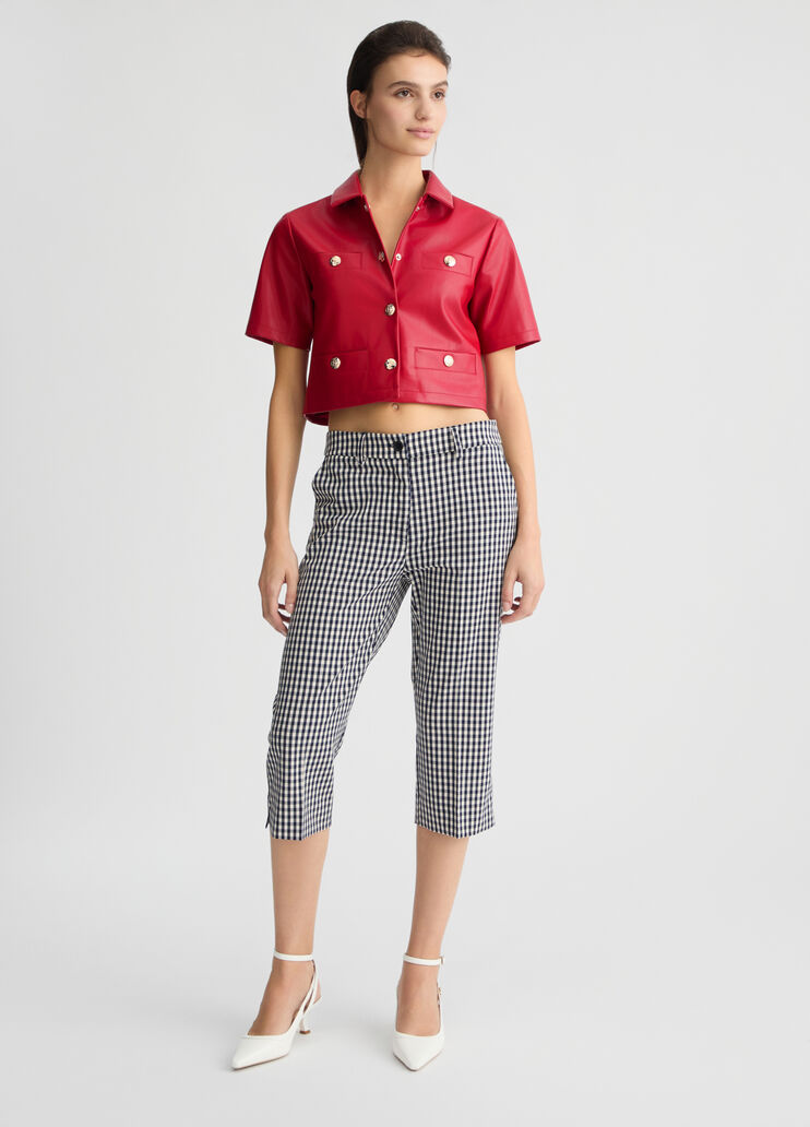 Red coated fabric jacket red Liu Jo - large image number 5 Red coated fabric jacket red Liu Jo - large image number 5