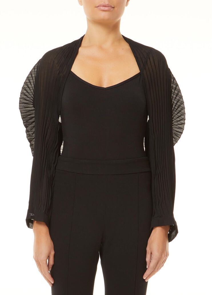 Pleated shrug Black Liu Jo - large image number 0