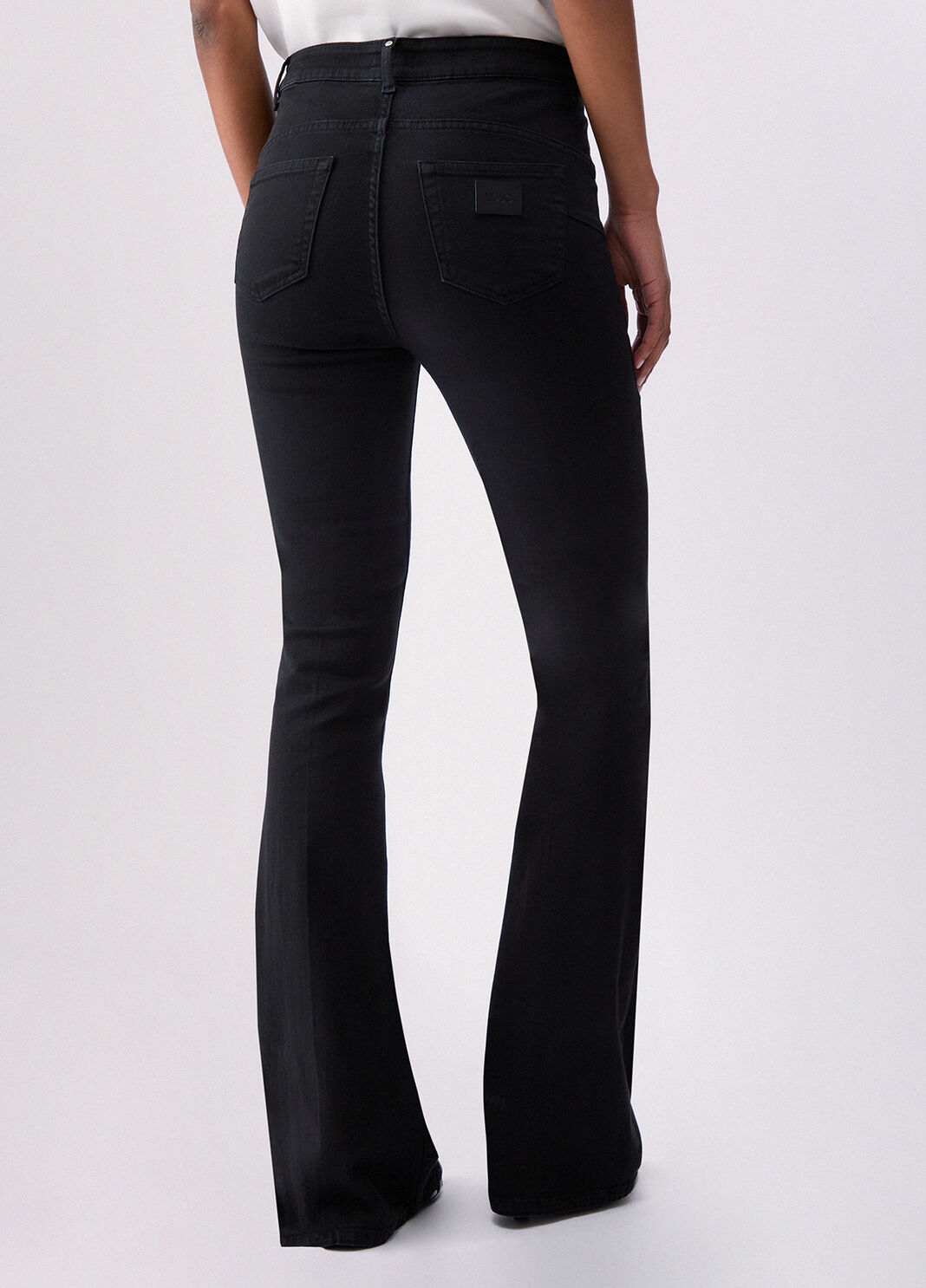 High-rise bootcut trousers black Liu Jo - large image number 1