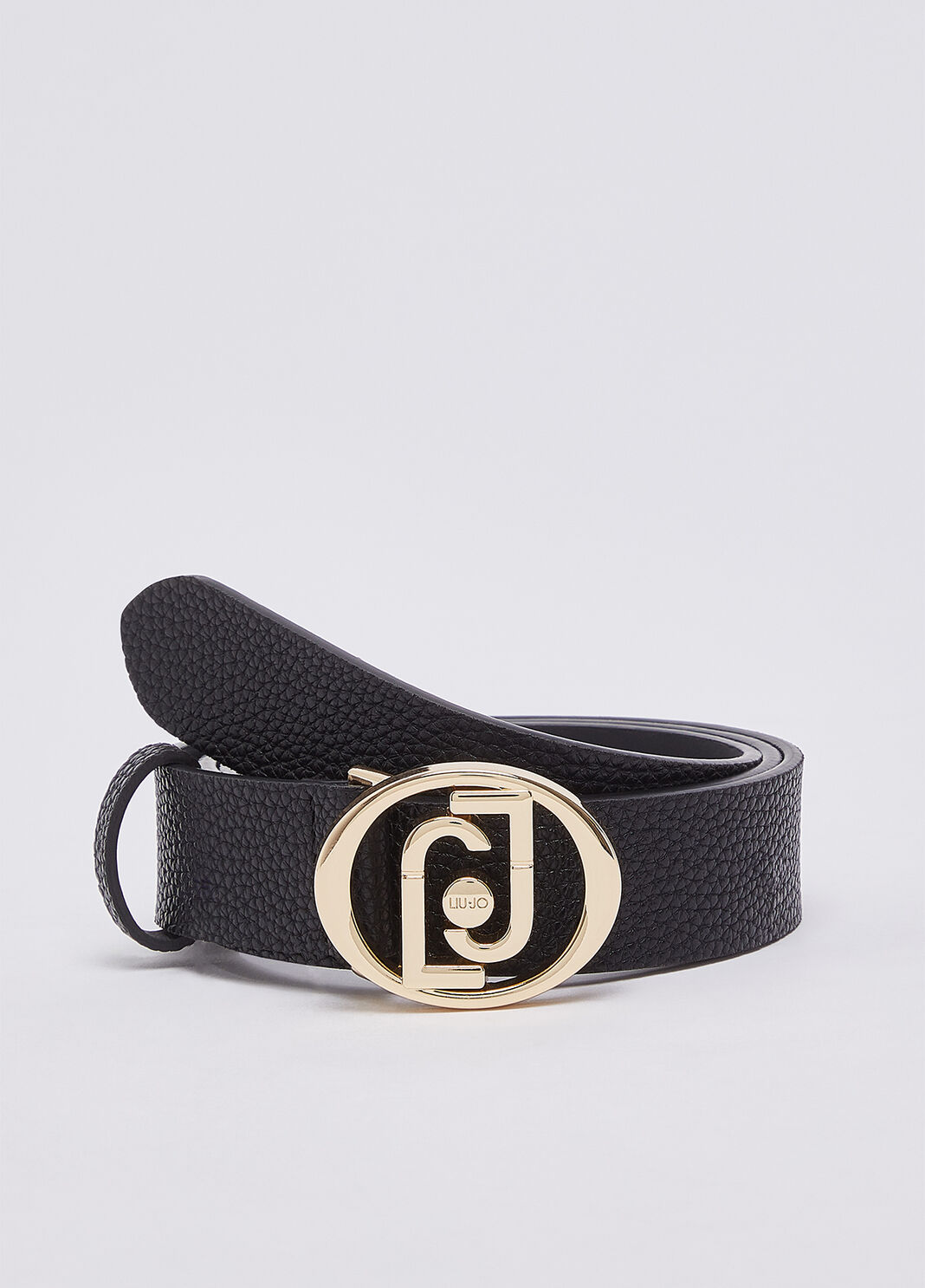Belt with logo round black/gold Liu Jo - large image number 2