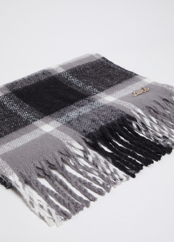 Jacquard-Schal schwarz Liu Jo - large image number 0