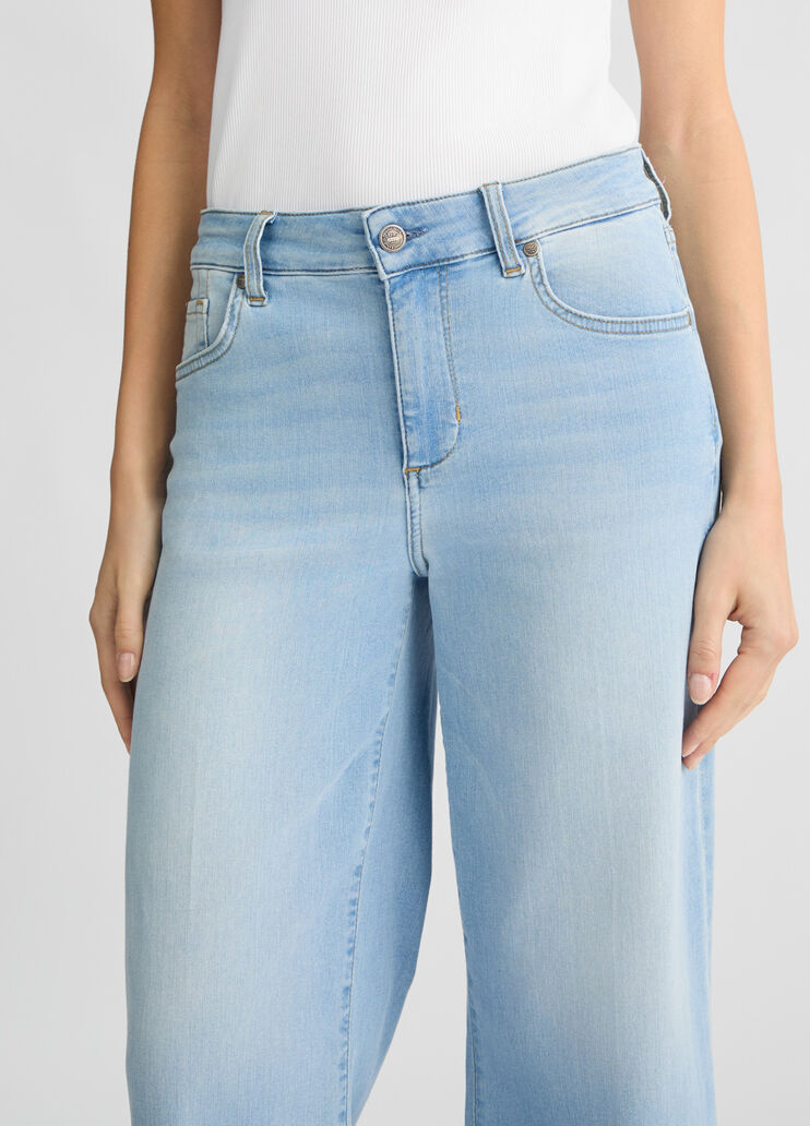 Cropped flared jeans light denim Liu Jo - large image number 2