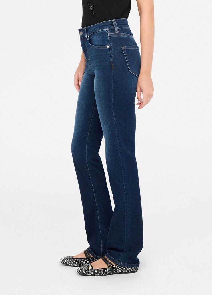 Jeans im Straight Fit Liu Jo Better Dunkles Denimblau Liu Jo - medium Jeans im Straight Fit Liu Jo Better Dunkles Denimblau Liu Jo - medium