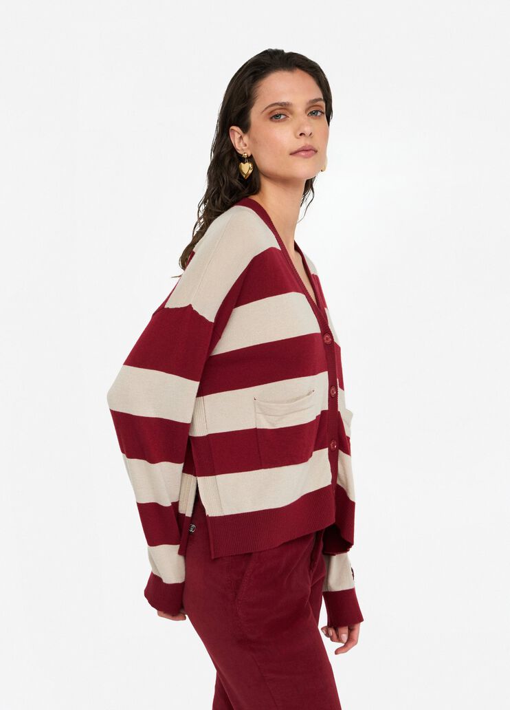 Striped cardigan red Liu Jo - large image number 3