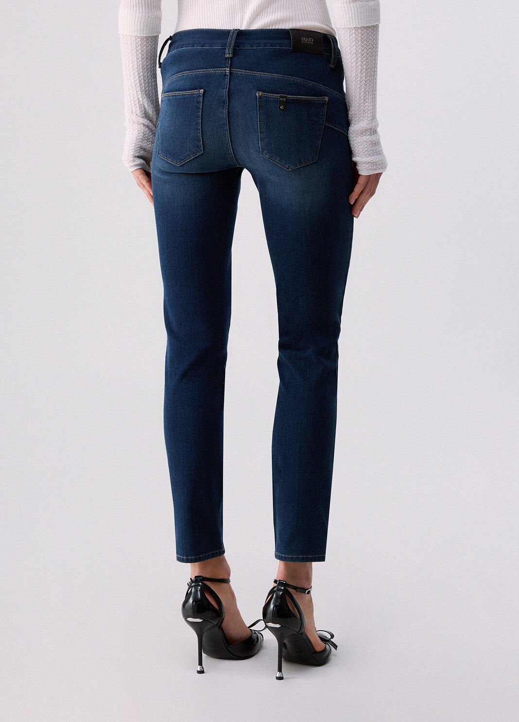 Skinny jeans bottom-up Blue denim Liu Jo - large image number 1