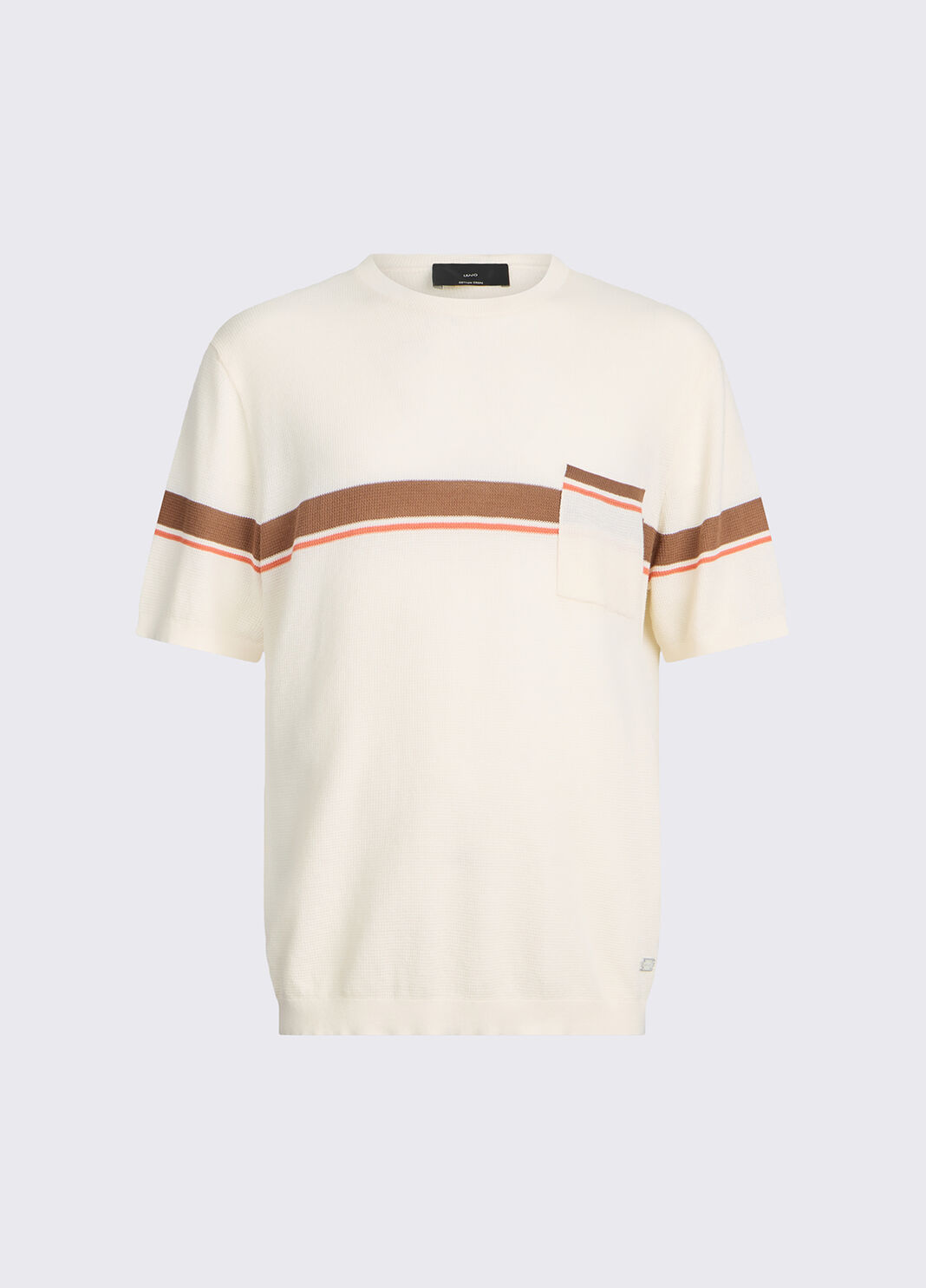 T-shirt in maglia bianco Liu Jo - large image number 6