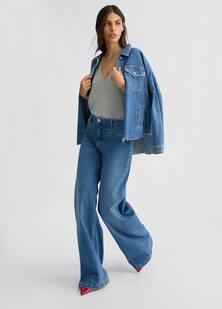 Lurex® knit top silver tone Liu Jo - medium Lurex® knit top silver tone Liu Jo - medium