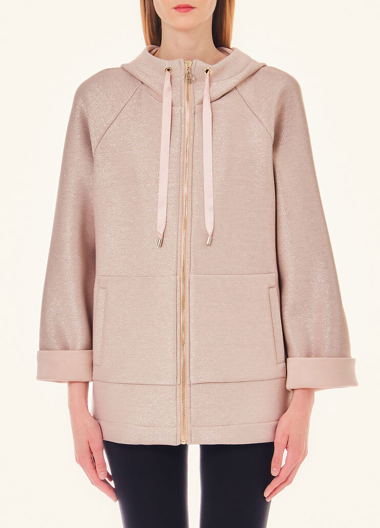 Lurex® and scuba jacket baby pink Liu Jo - medium Lurex® and scuba jacket baby pink Liu Jo - medium