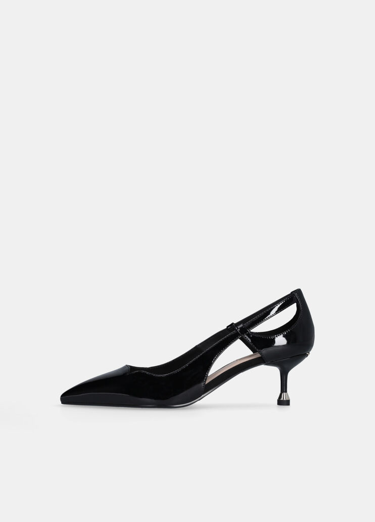 Escarpins en vernis avec découpe noir Liu Jo - large image number 5