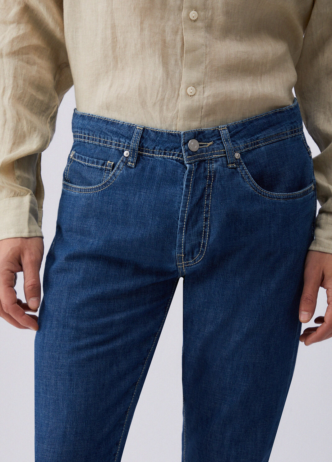 Slim fit jeans blue denim Liu Jo - large image number 4