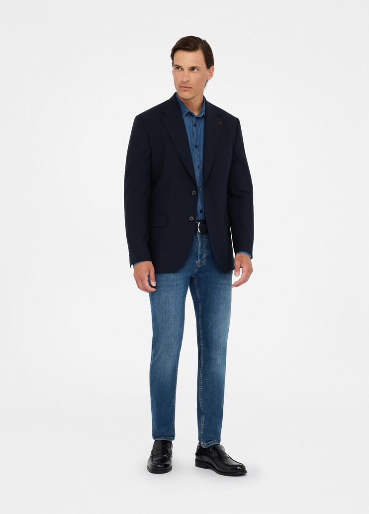 Wool blazer dark blue Liu Jo - medium