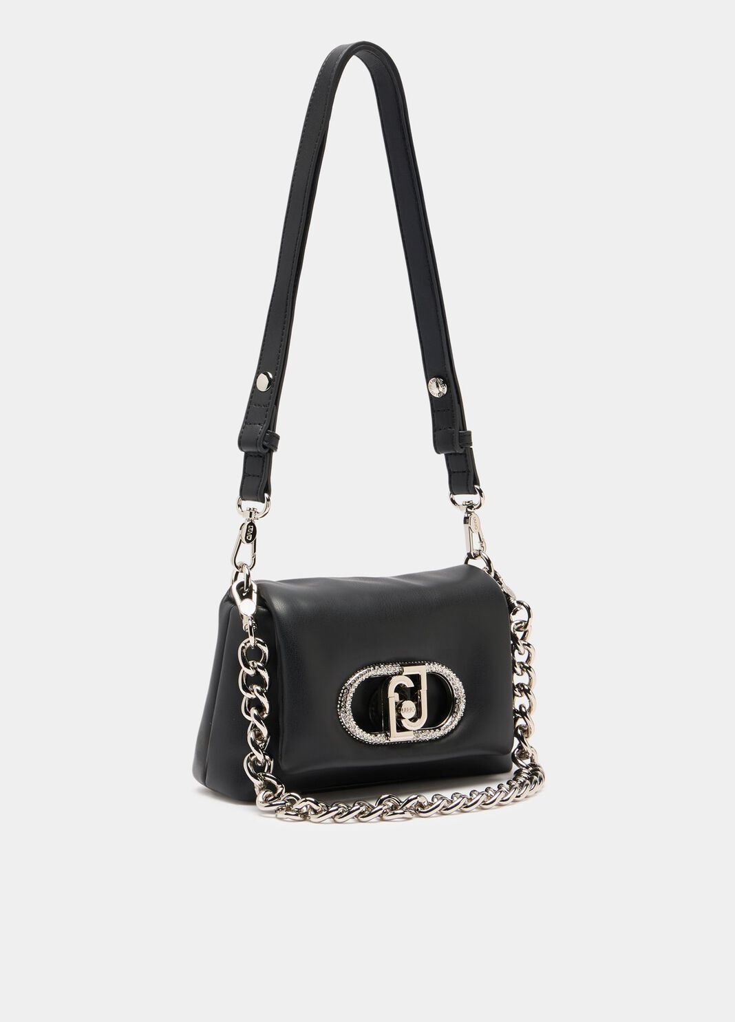 Sac LaPuffy petit format noir Liu Jo - large image number 1