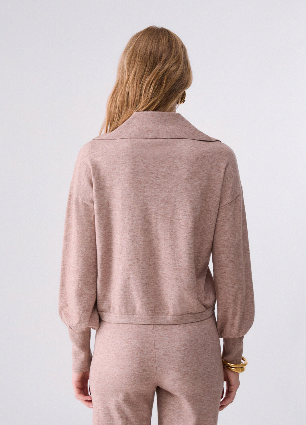 V-Neck Sweater beige Liu Jo - large image number 1